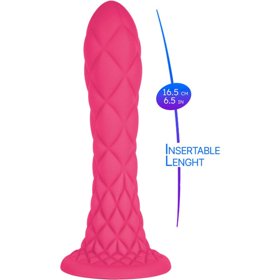 SILEXD - DREAMY DILDO FANTASY LIQUID SILICONE THERMOREACTIVE FUCHSIA 18.5 CM thumb 8