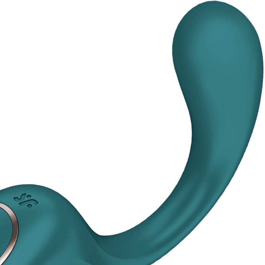SATISFYER - G FOR GODDESS 2 RABBIT VIBRATOR BOTTLE GREEN thumb 2