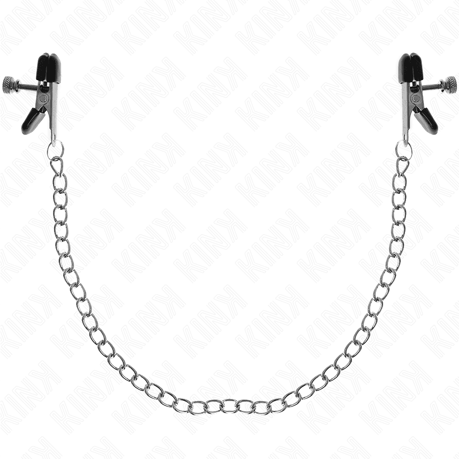 KINK - FLAT CHAIN NIPPLE CLAMPS SILVER 34 CM thumb 2