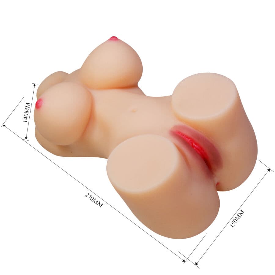 CRAZY BULL - HETTY REALISTIC FEMALE TORSO VAGINA AND ANAL 1.9 KG thumb 8