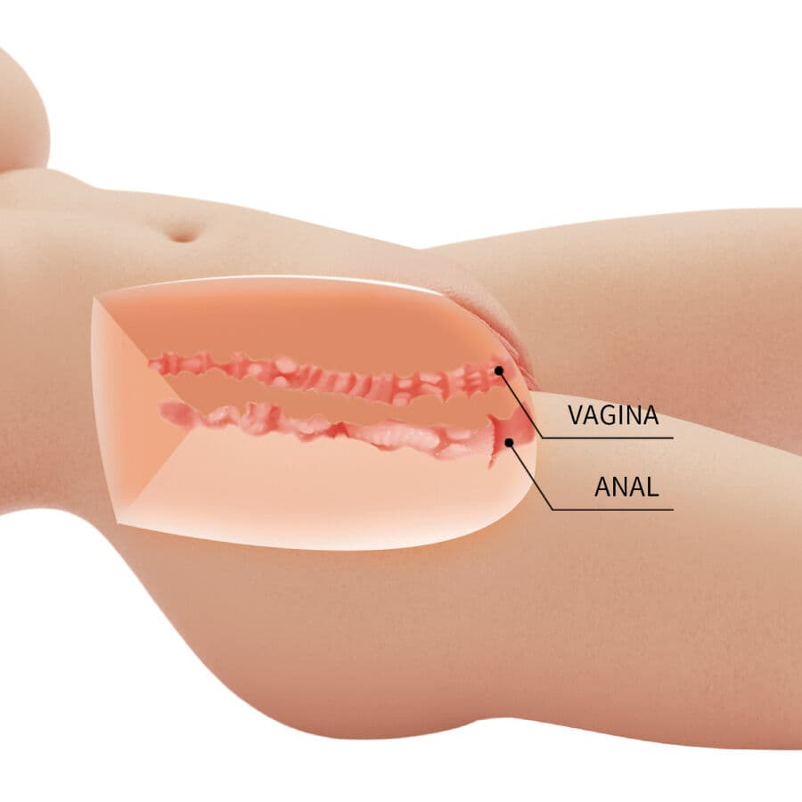 CRAZY BULL - TIFFANY REALISTIC FEMALE TORSO VAGINA AND ANAL 5.5 KG thumb 7
