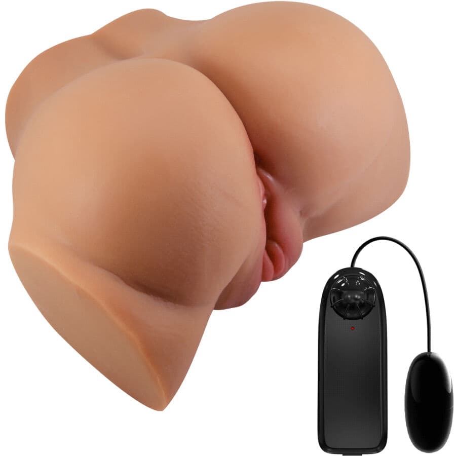 CRAZY BULL - EMILIA ASS VIBRATOR WITH REALISTIC VAGINA AND ANUS FLESH REMOTE CONTROL thumb 2
