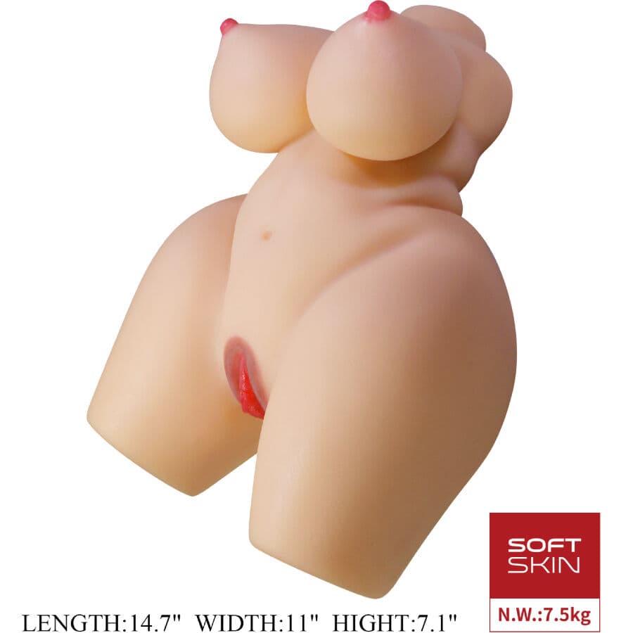 CRAZY BULL - GRACE REALISTIC FEMALE TORSO VAGINA AND ANAL 7.5 KG thumb 2