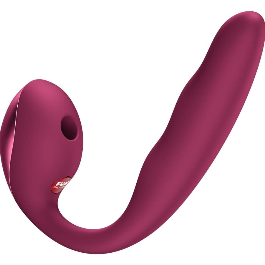 FUN FACTORY - ALLEGRO INSERTABLE DOUBLE AIR PULSE VIBRATOR WINE RED thumb 2