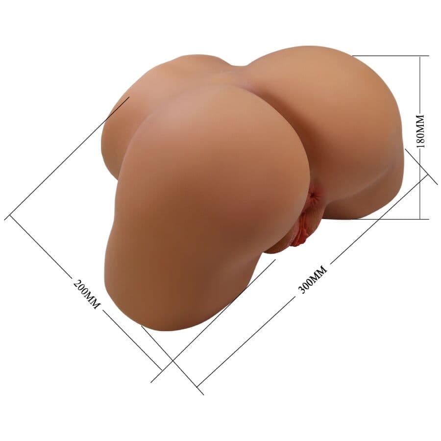 CRAZY BULL - GERIANN REALISTIC FEMALE BUTT VIBRATOR AND SUCKER WITH SOUND 5.5 KG thumb 8