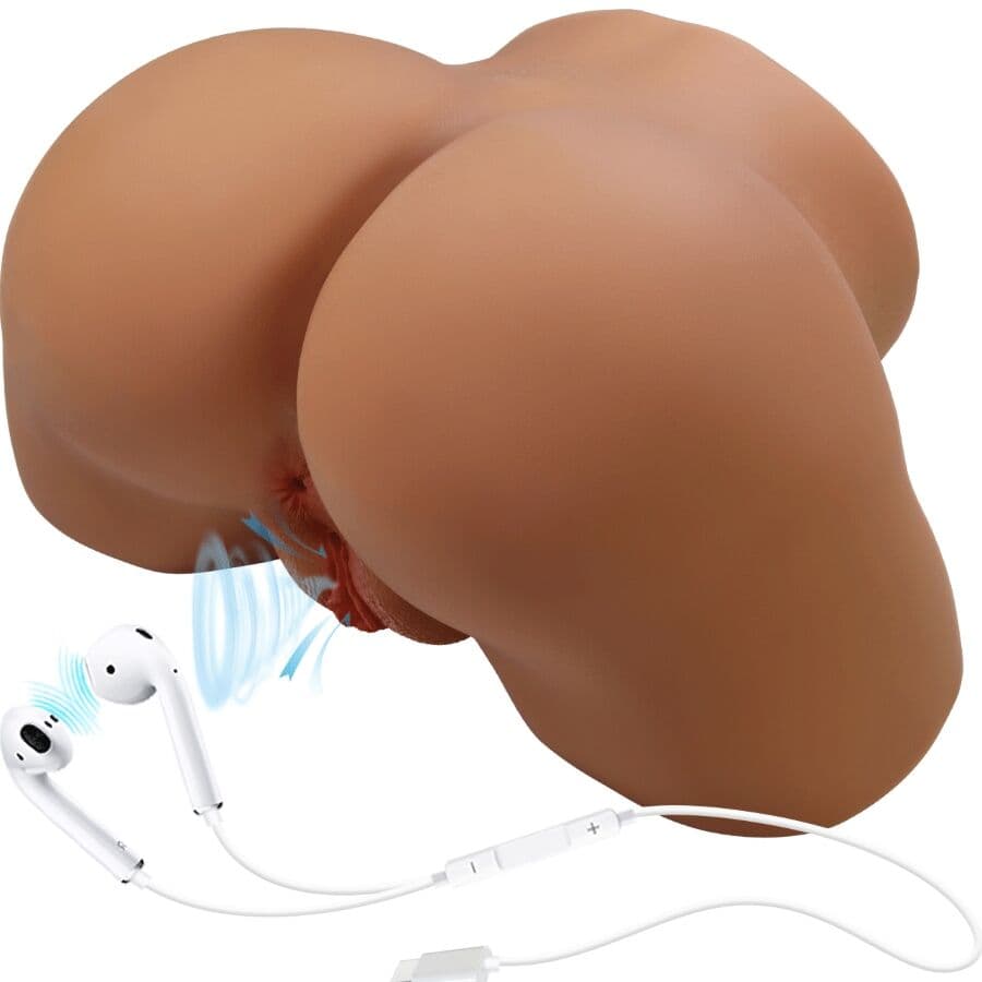 CRAZY BULL - GERIANN REALISTIC FEMALE BUTT VIBRATOR AND SUCKER WITH SOUND 5.5 KG thumb 2