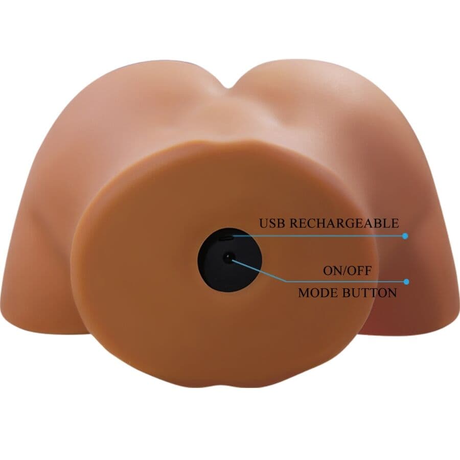 CRAZY BULL - GERIANN REALISTIC FEMALE BUTT VIBRATOR AND SUCKER WITH SOUND 5.5 KG thumb 6