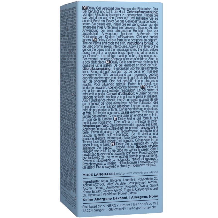 MISTER SIZE - DELAY GEL 50 ML thumb 4