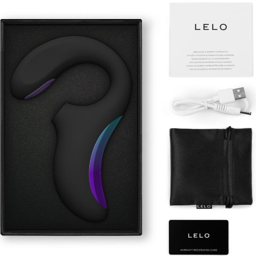 LELO - ENIGMA DOUBLE SONIC VIBRATOR POINT G BLACK thumb 3