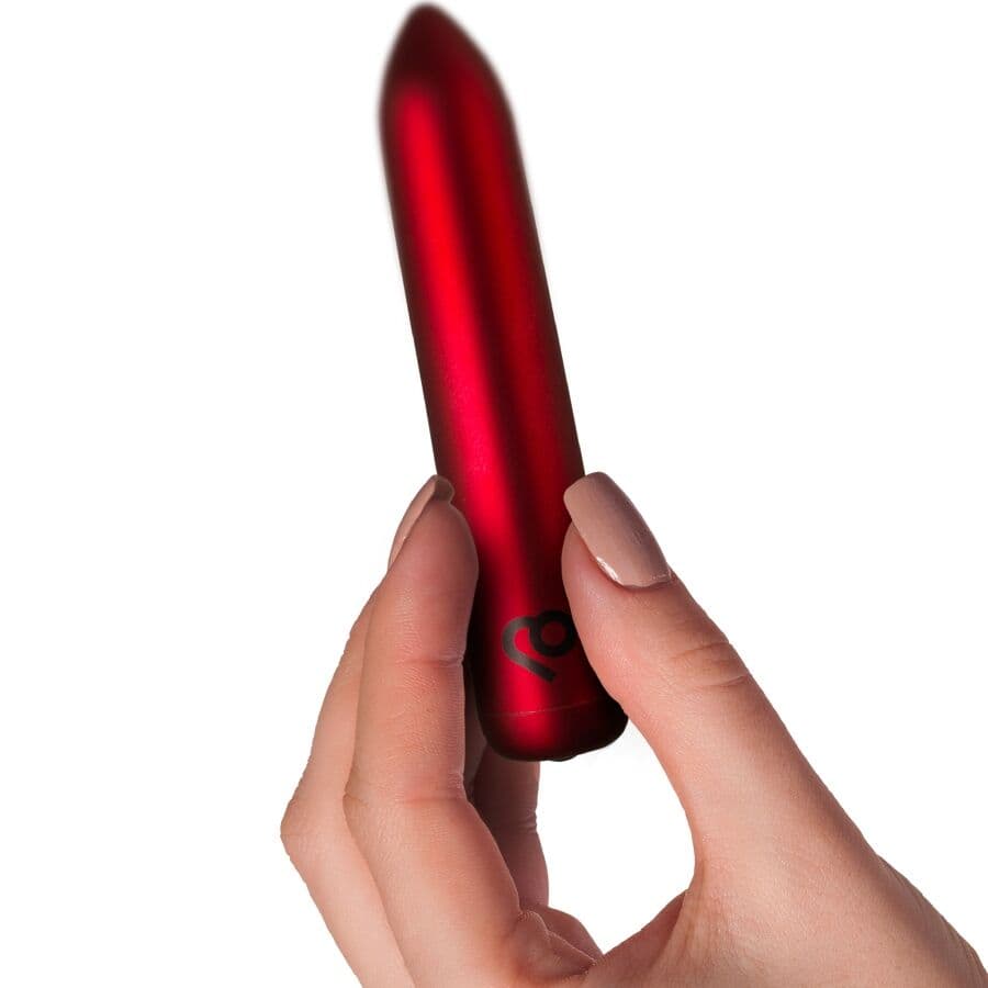 ROCKS-OFF - RECHARGEABLE VIBRATING BULLET POPPY RED thumb 4