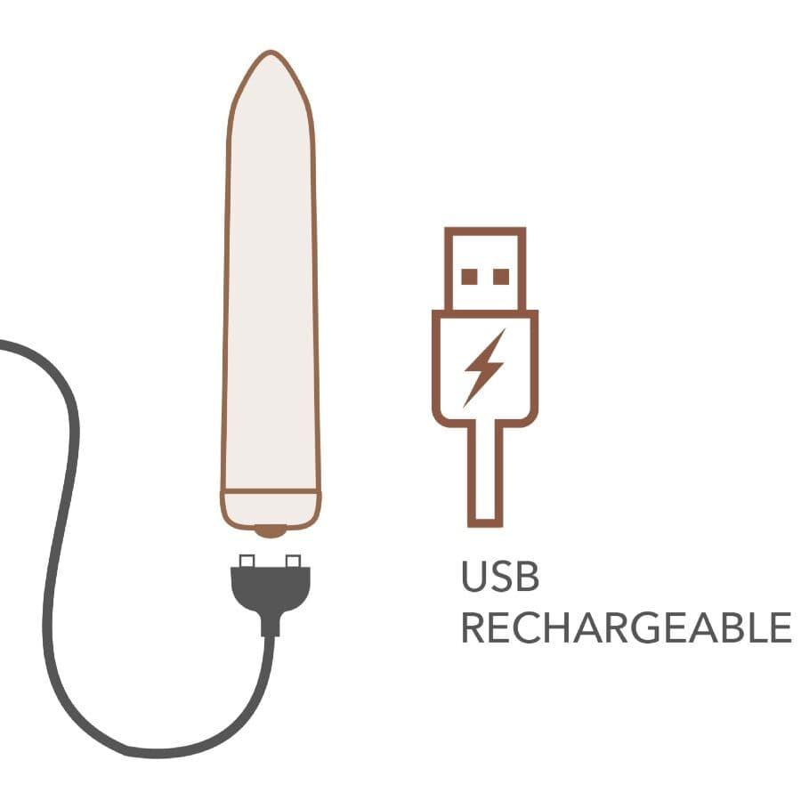 ROCKS-OFF - RECHARGEABLE VIBRATING BULLET GOLDEN ROSE thumb 5