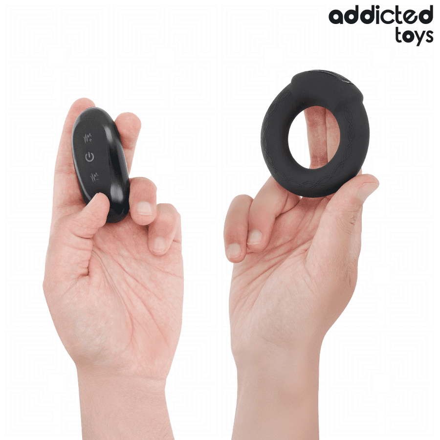 ADDICTED TOYS - HEATING EFFECT VIBRATING COCK RING REMOTE CONTROL thumb 4
