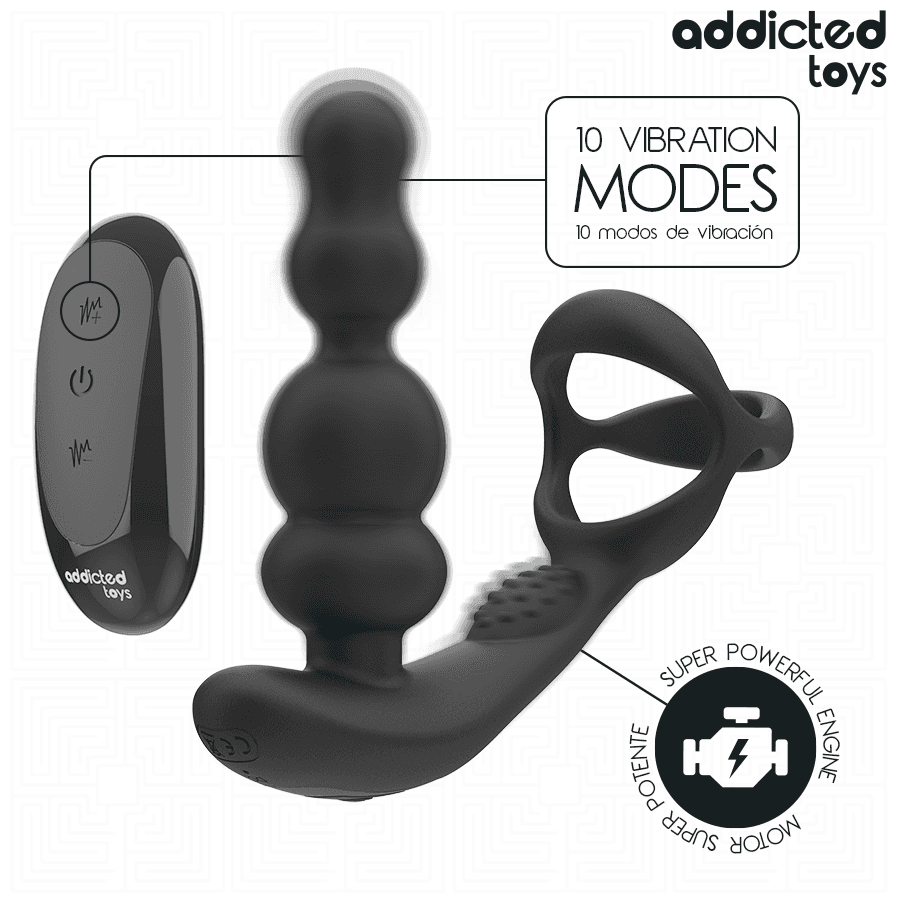 ADDICTED TOYS - ROTATING PROSTATE MASSAGER REMOTE CONTROL thumb 4