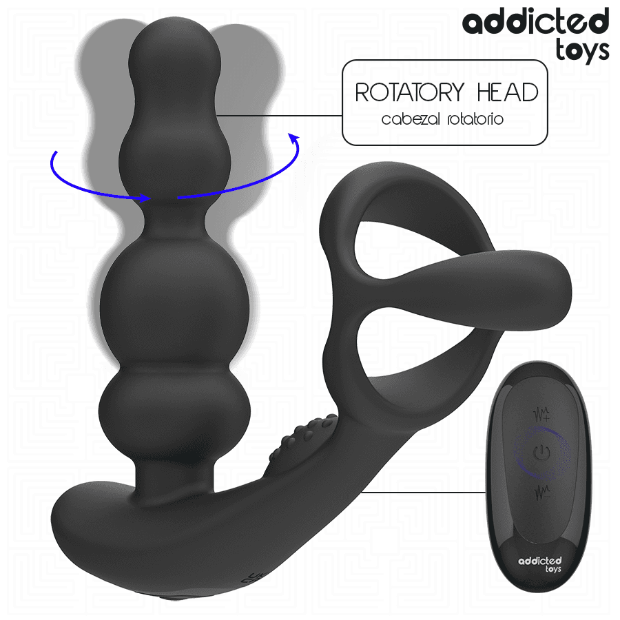 ADDICTED TOYS - ROTATING PROSTATE MASSAGER REMOTE CONTROL thumb 3