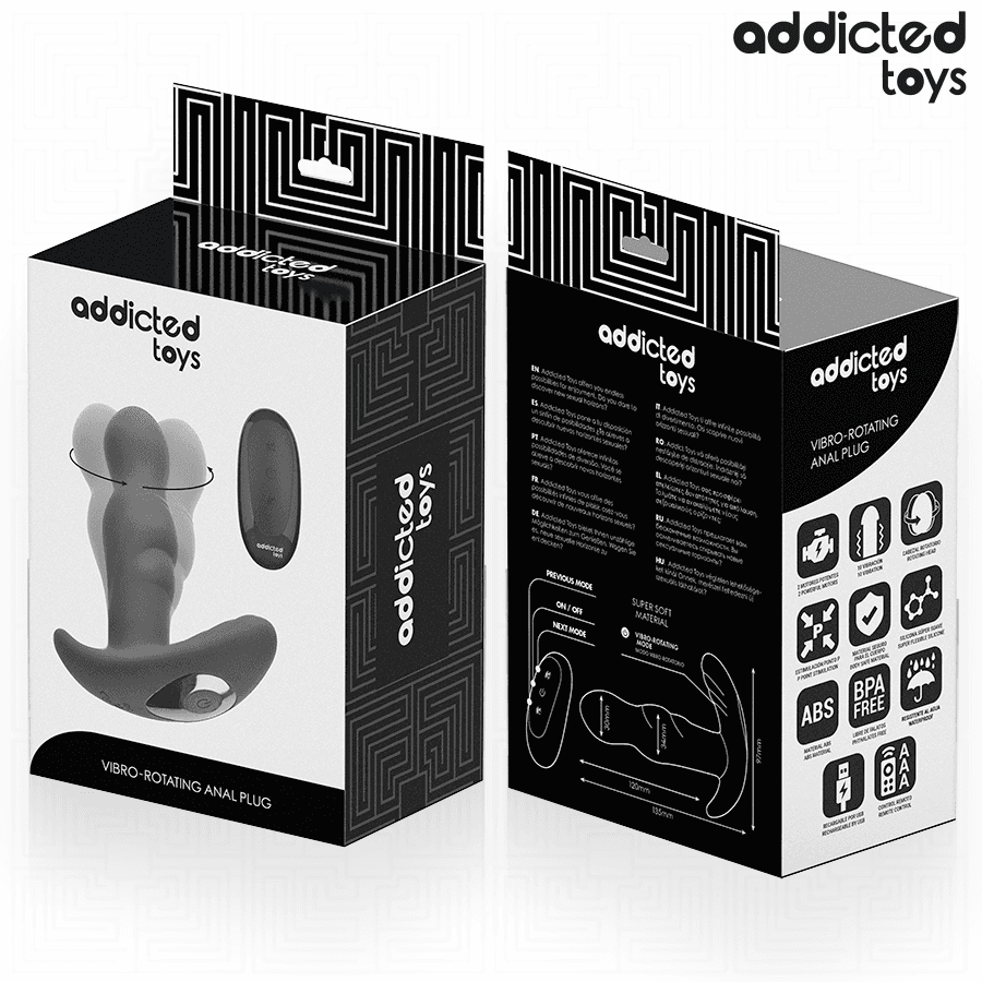 ADDICTED TOYS - ROTATING VIBRATING ANAL PLUG REMOTE CONTROL thumb 3
