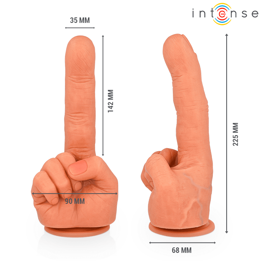 INTENSE - HUBERT G-SPOT STIMULATOR FLEXIBLE HAND 14.2 CM thumb 2
