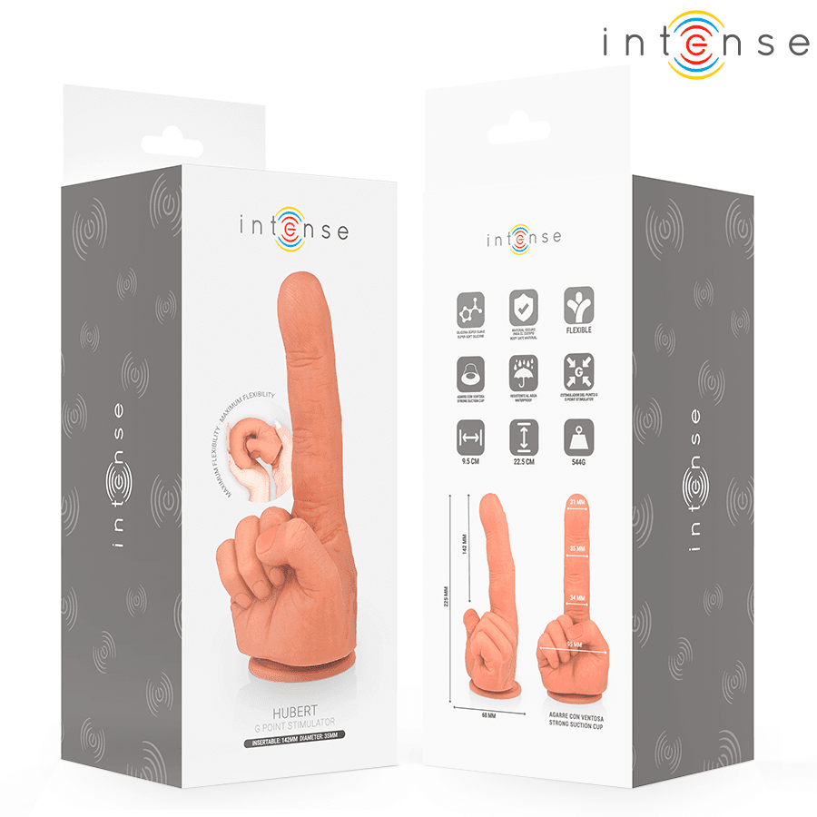 INTENSE - HUBERT G-SPOT STIMULATOR FLEXIBLE HAND 14.2 CM thumb 5