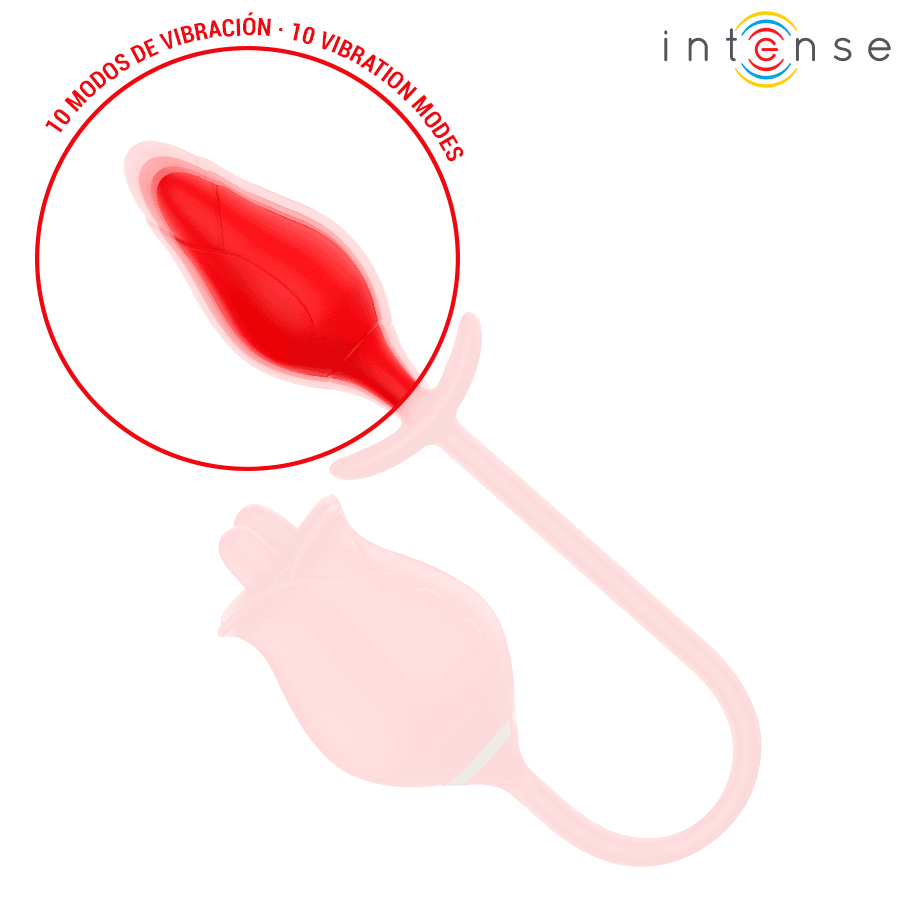INTENSE - MELANIE DOUBLE CLITORIS STIMULATOR WITH ZIGZAG TONGUE thumb 8