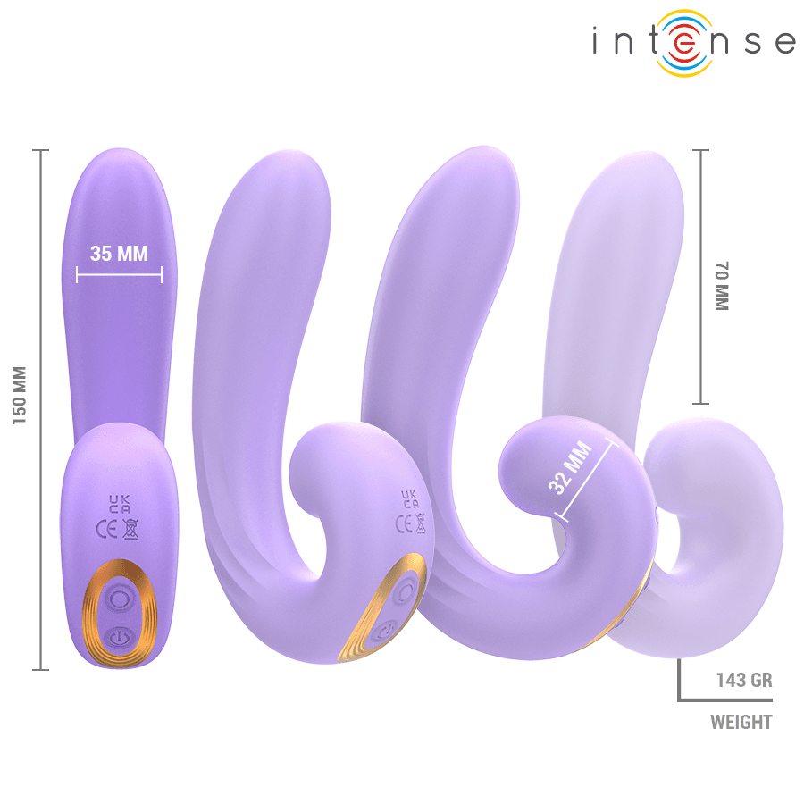 INTENSE - MERYL DOUBLE VIBRATION CLITORIS STIMULATOR thumb 6