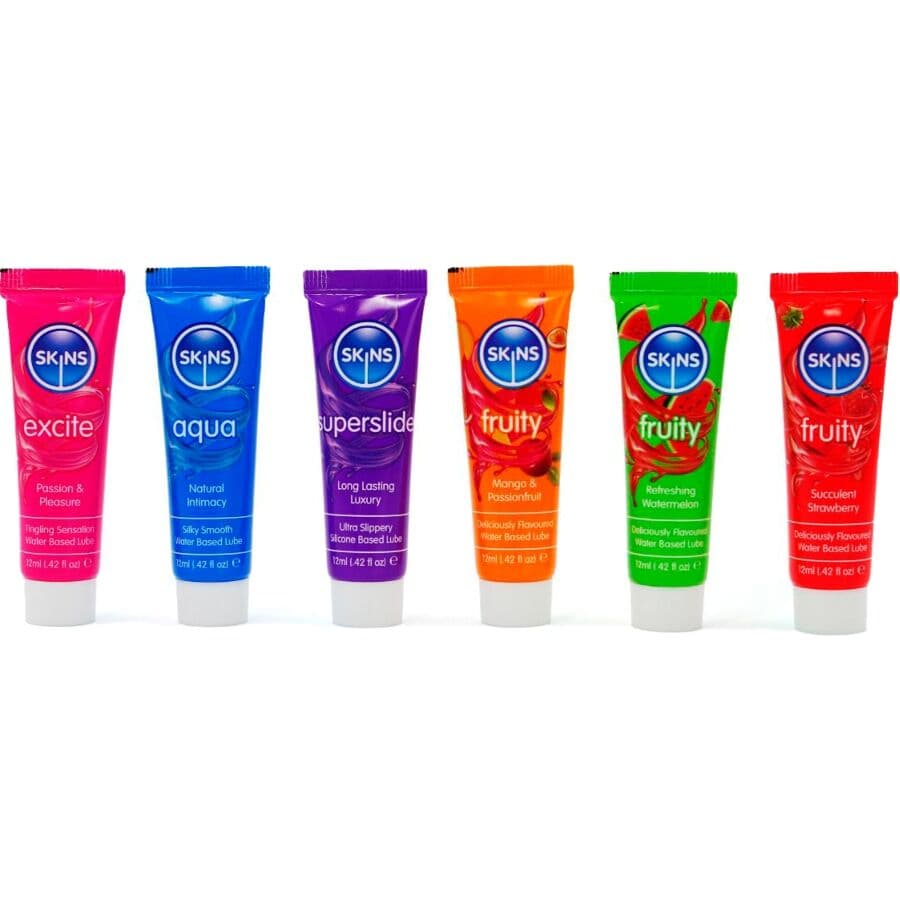 SKINS - VITAL & FRUITY LUBES KIT LUBRICANTS 6 x 12 ML thumb 2