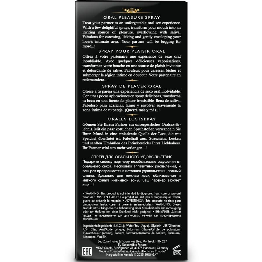 SHUNGA - WAVES PLEASURE SPRAY ORAL SEDUCTIVE WATERMELON 20 ML thumb 4