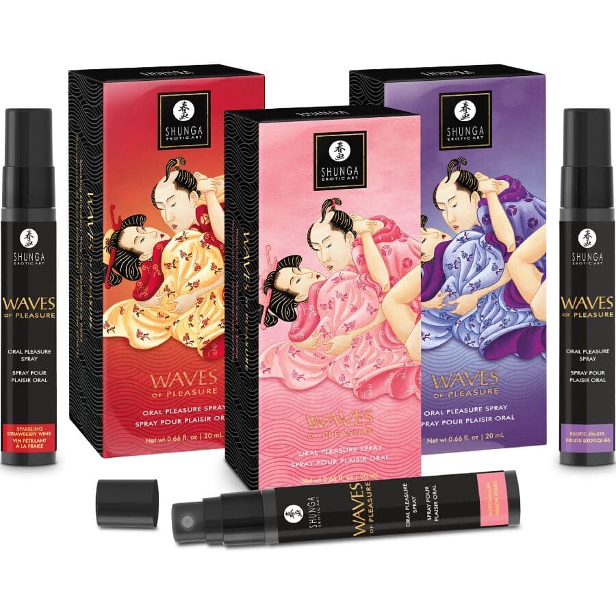 SHUNGA - WAVES PLEASURE SPRAY ORAL SEDUCTIVE STRAWBERRY 20 ML thumb 5