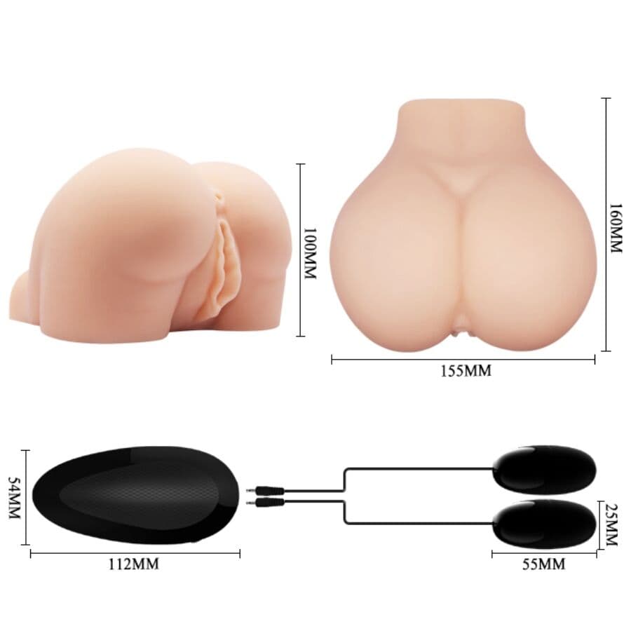 CRAZY BULL - REALISTIC VAGINA AND ANUS WITH VIBRATION POSITION 8 thumb 8