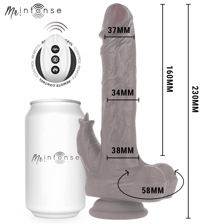 MR INTENSE - MORGAN REALISTIC MULTIFUNCTION DOLL WITH VIBRATION AND UP AND DOWN REMOTE CONTROL 23 CM -O- 3.5 CM thumb 6