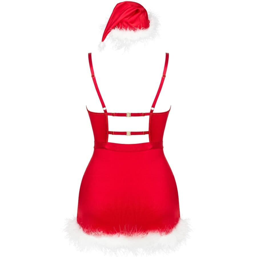 LIVCO CORSETTI FASHION - AGETHE LC 90607 CHEMISE + THONG + CHRISTMAS HAT L/XL thumb 5