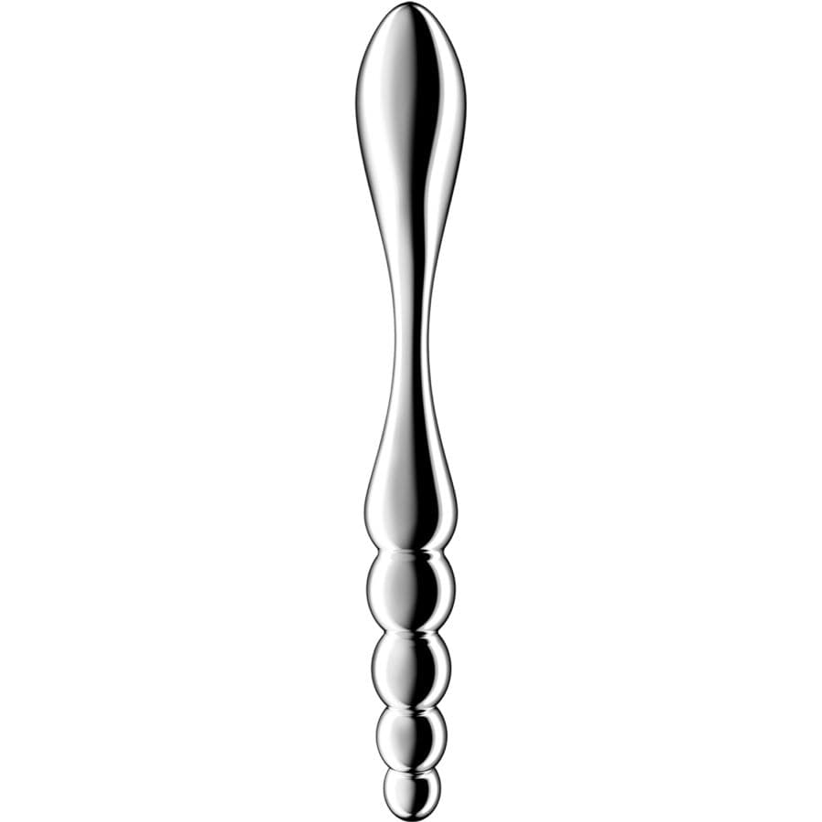 SATISFYER - STAR FORCE 1 STAINLESS STEEL DOUBLE-ENDED DILDO thumb 2