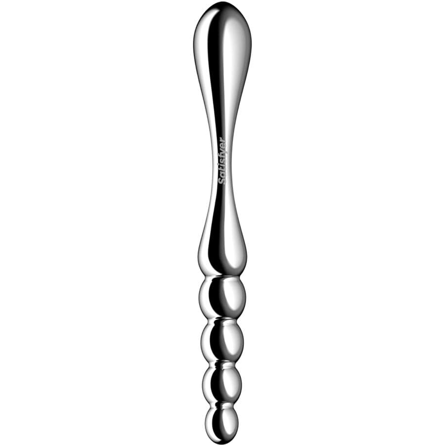 SATISFYER - STAR FORCE 1 STAINLESS STEEL DOUBLE-ENDED DILDO thumb 4