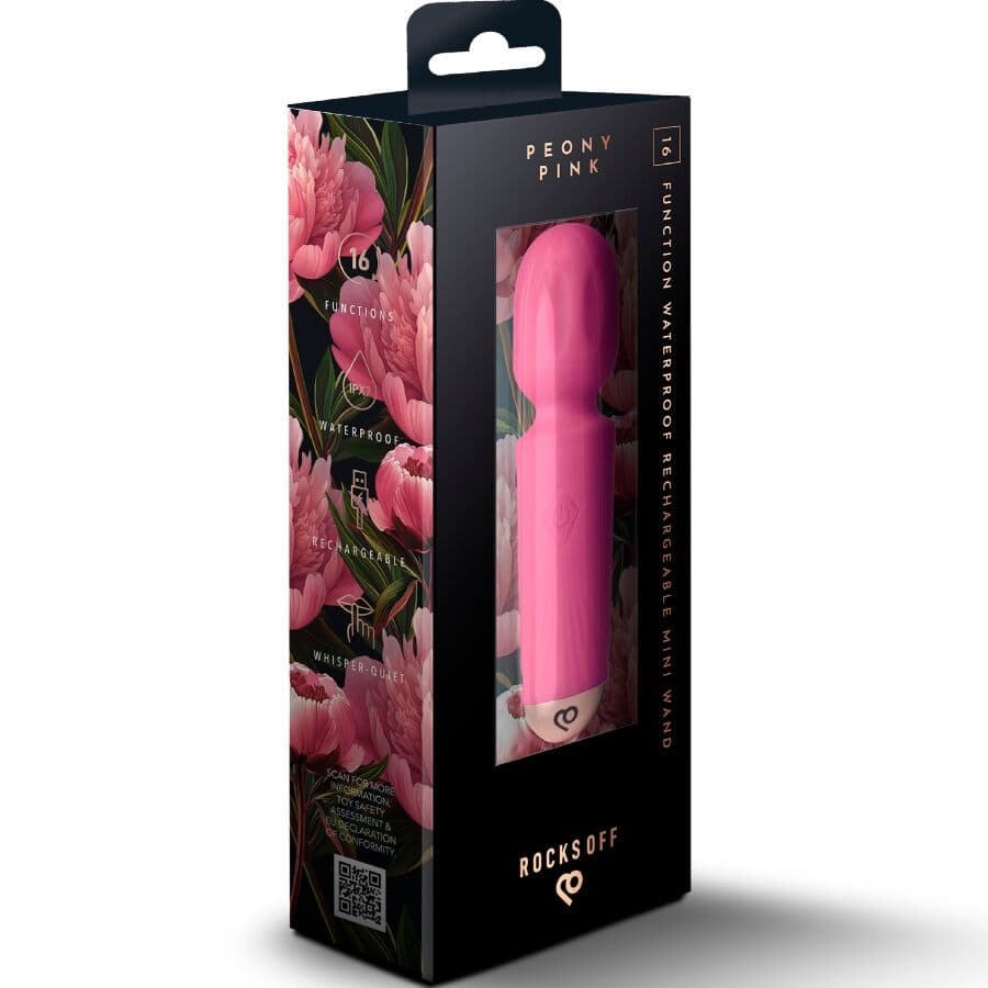 ROCKS-OFF - MINI RECHARGEABLE WAND 16 FUNCTIONS PEONY PINK thumb 6