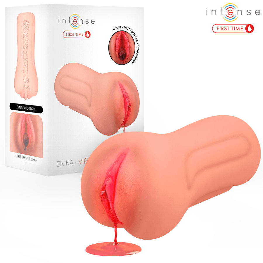 INTENSE FIRST TIME - ERIKA VIRGIN MASTURBATOR WITH BLEEDING thumb 2