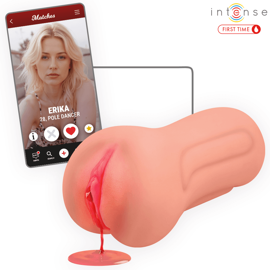 INTENSE FIRST TIME - ERIKA VIRGIN MASTURBATOR WITH BLEEDING