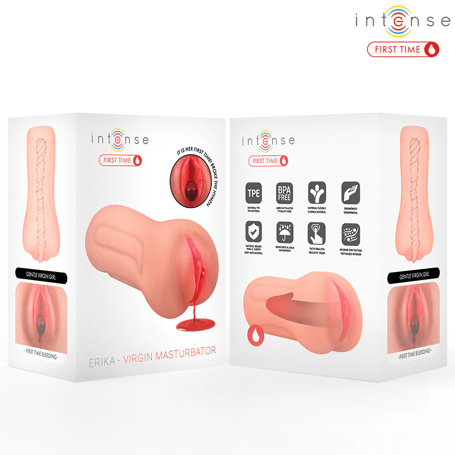 INTENSE FIRST TIME - ERIKA VIRGIN MASTURBATOR WITH BLEEDING thumb 3