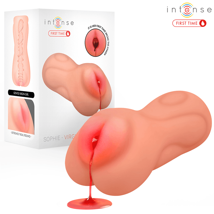 INTENSE FIRST TIME - SOPHIE VIRGIN MASTURBATOR WITH BLEEDING thumb 2