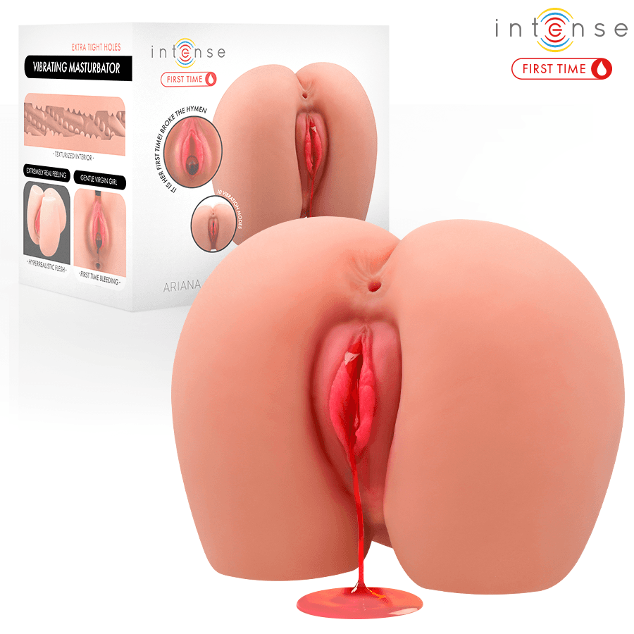 INTENSE FIRST TIME - ARIANA VIRGIN VIBRATOR MASTURBATOR WITH BLEEDING thumb 2
