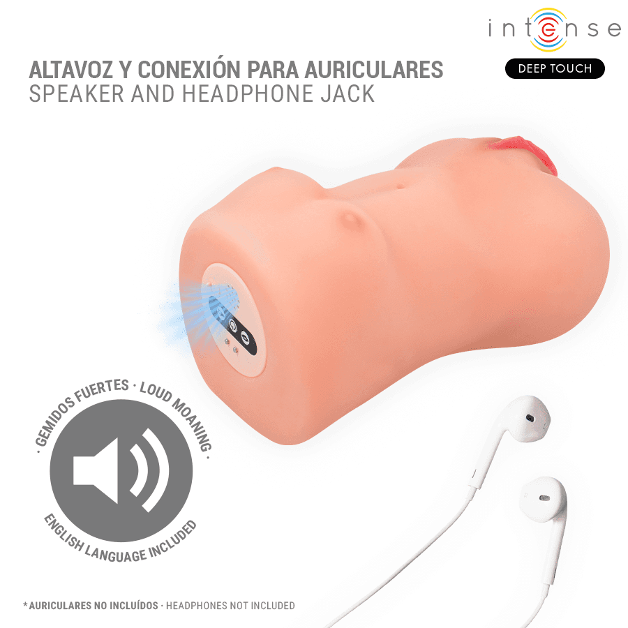 INTENSE DEEP TOUCH - CATHERINE VIBRATOR & SUCTION MASTURBATOR WITH VOICE thumb 4