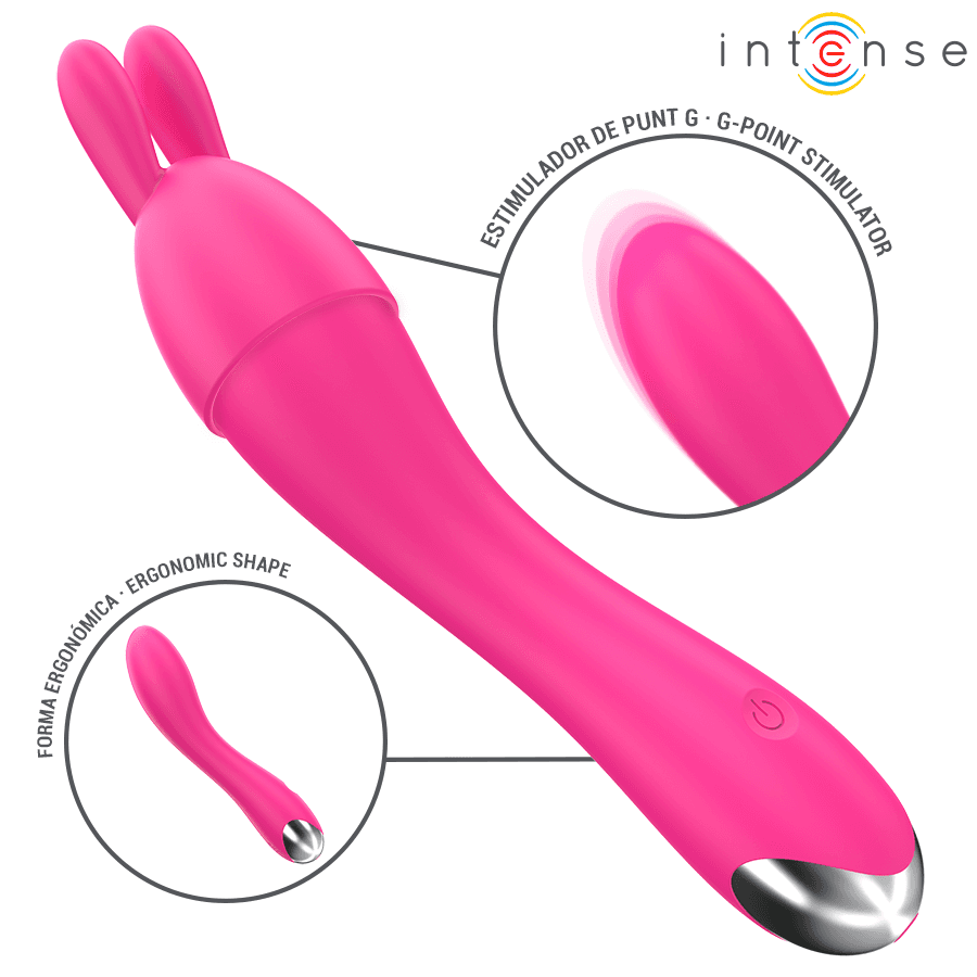 INTENSE - CHER VIBRATOR WITH 20 PATTERNS AND INTERCHANGEABLE HEADS thumb 5