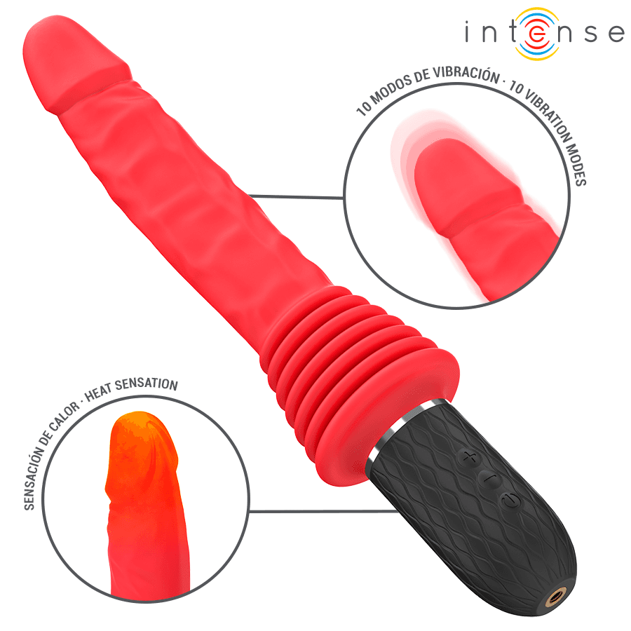 INTENSE - CYNTHIA REMOTE CONTROL THRUSTING VIBRATOR WITH HEAT thumb 3
