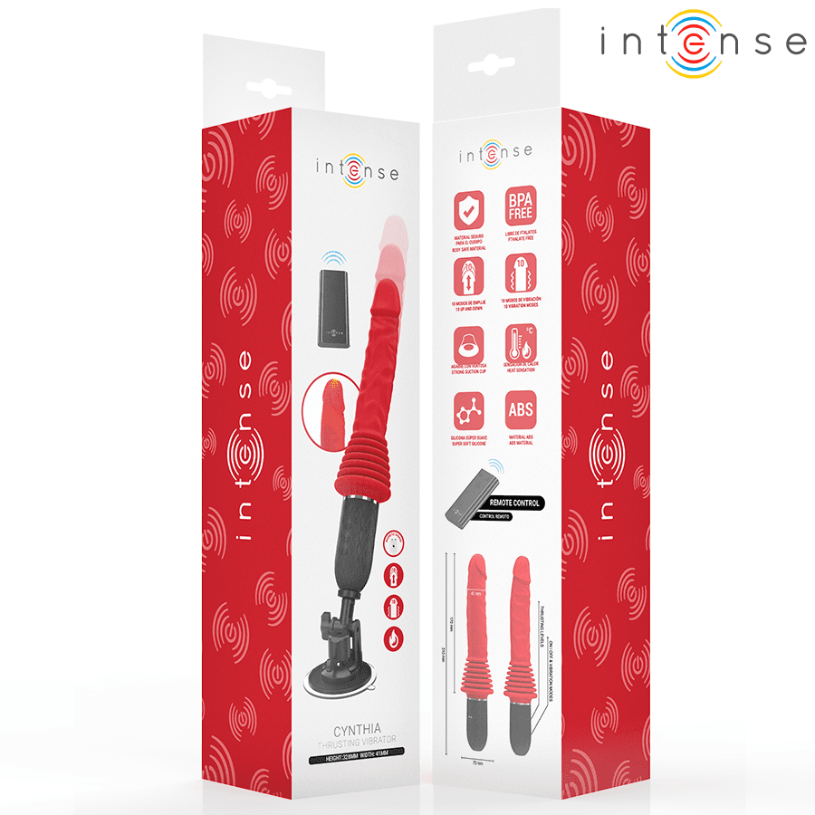 INTENSE - CYNTHIA REMOTE CONTROL THRUSTING VIBRATOR WITH HEAT thumb 4