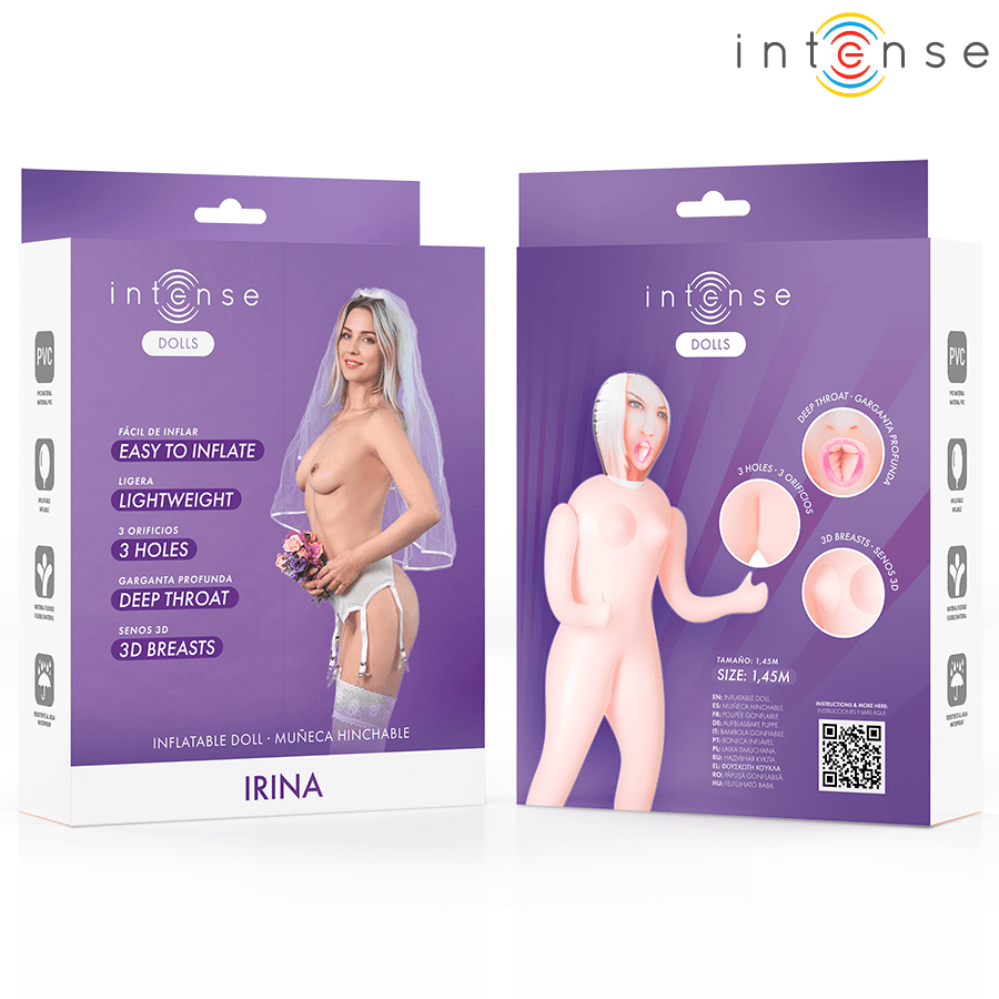 INTENSE DOLLS - IRINA INFLATABLE DOLL WITH THREE ORIFICES thumb 4