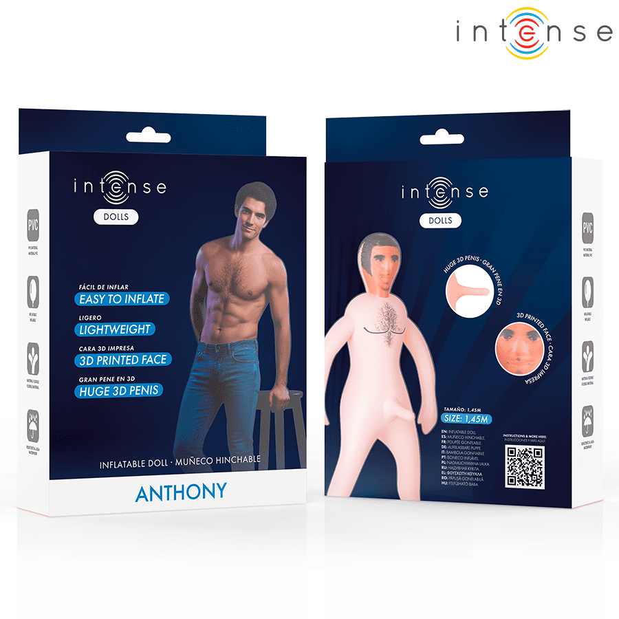 INTENSE DOLLS - ANTHONY INFLATABLE DOLL WITH 3D PENIS thumb 4