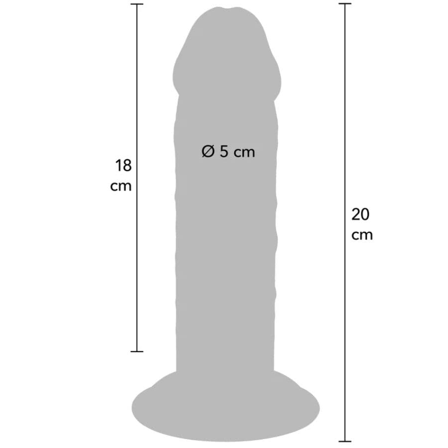 GET REAL - DELUXE THICK DOUBLE-DENSITY TPE DONG 20 CM thumb 4