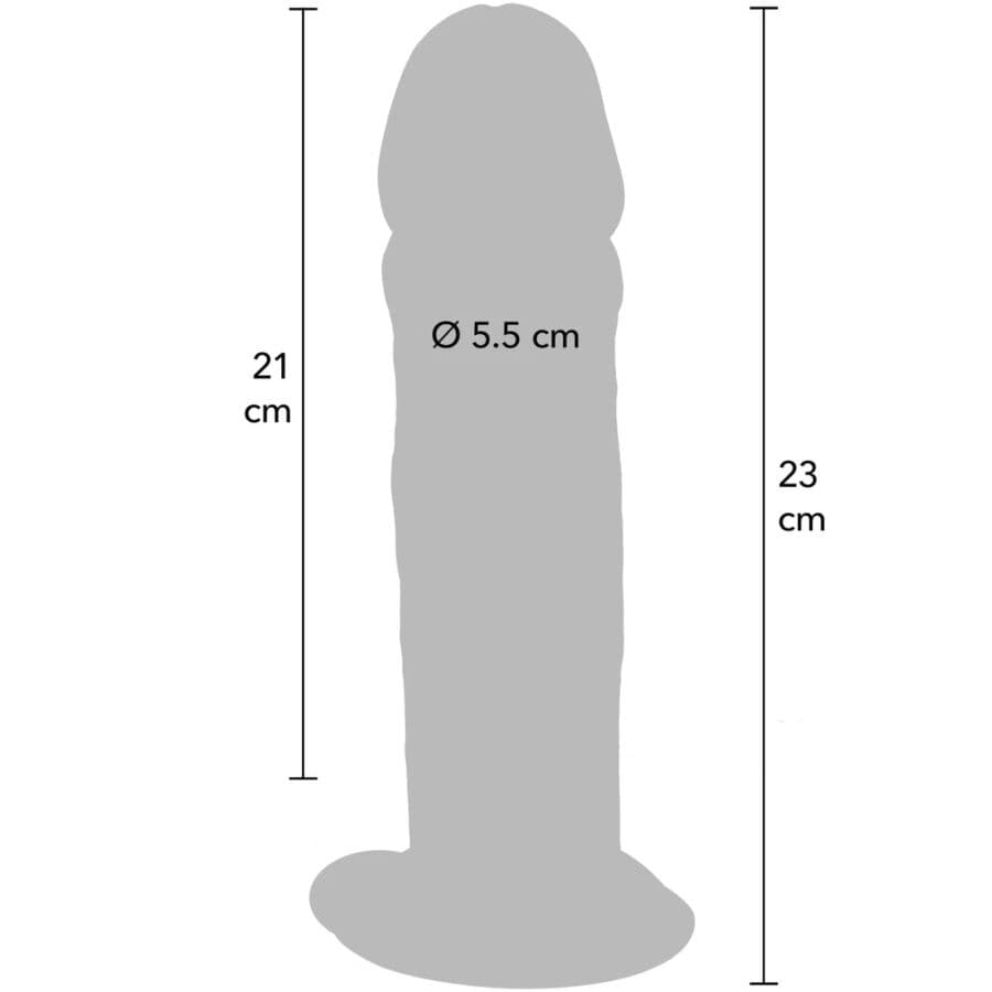 GET REAL - DELUXE THICK DOUBLE-DENSITY TPE DONG 23 CM thumb 4
