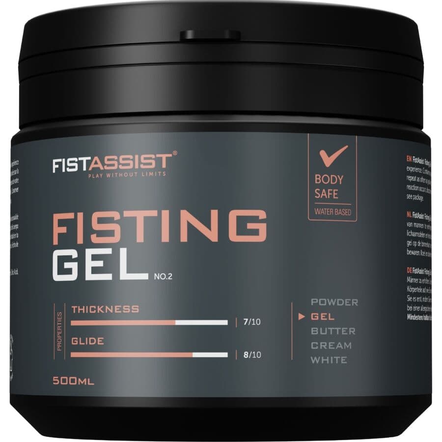 COBECO - FIST ASSIST FISTING GEL EXTRA-THICK WATER-BASED 500 ML
