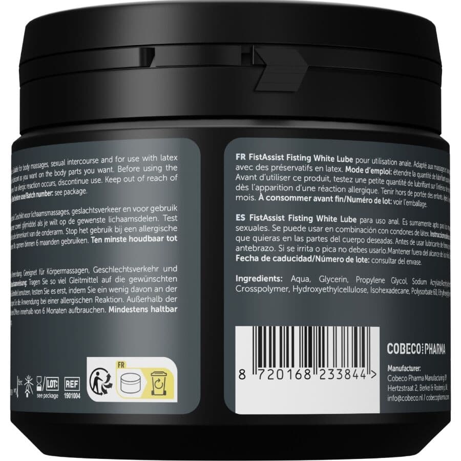 COBECO - FIST ASSIST WHITE LUBE EXTRA-THICK 500 ML thumb 2