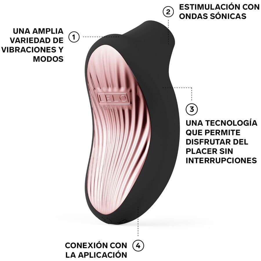 LELO - SONA 3 CRUISE SONIC CLITORAL MASSAGER BLACK thumb 4