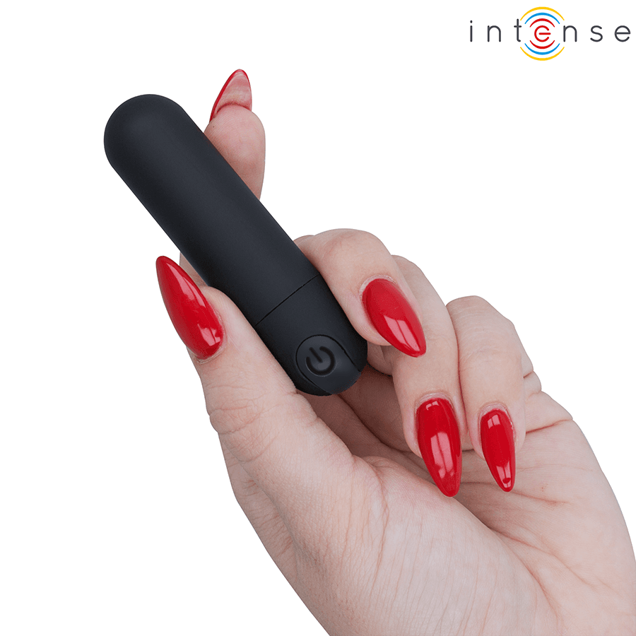 INTENSE - KAREN MINI RECHARGEABLE VIBRATING BULLET BLACK thumb 3