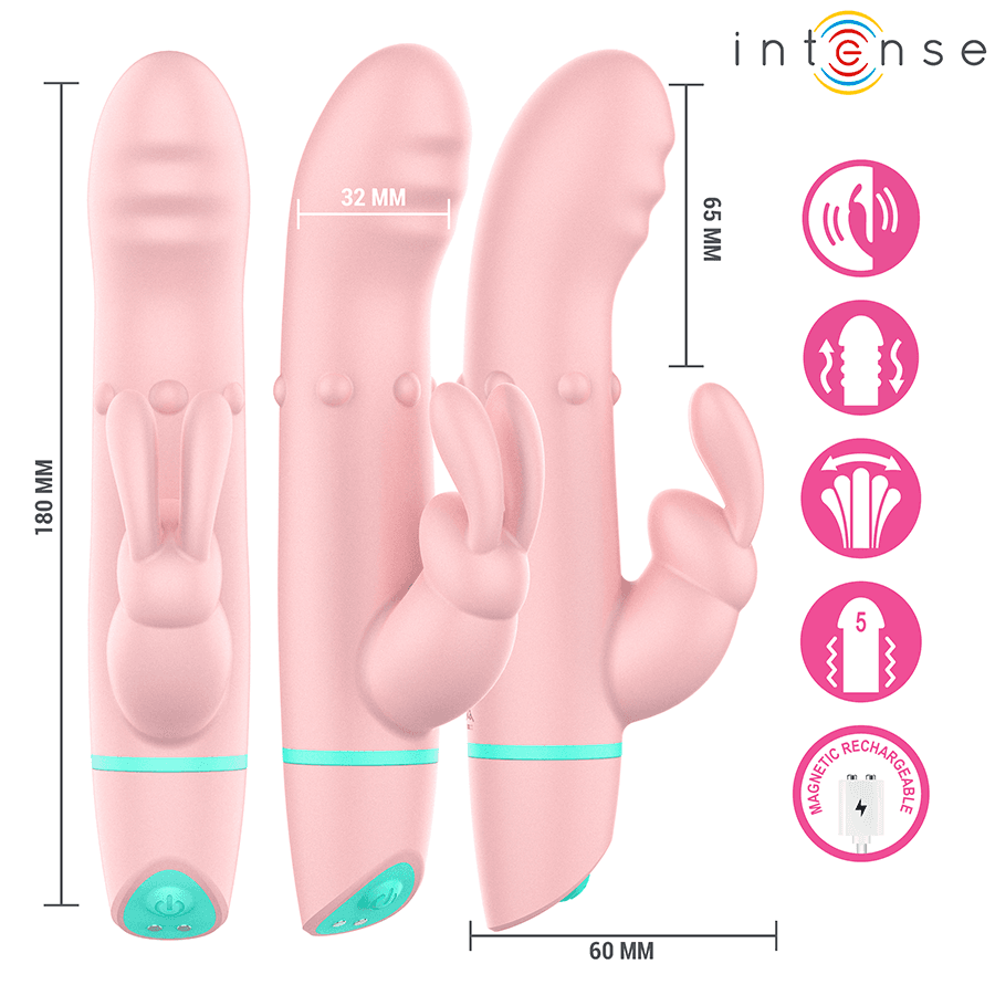 INTENSE - ALVIN RABBIT STIMULATOR & ROLLING VIBRATOR + OSCILLATING thumb 5